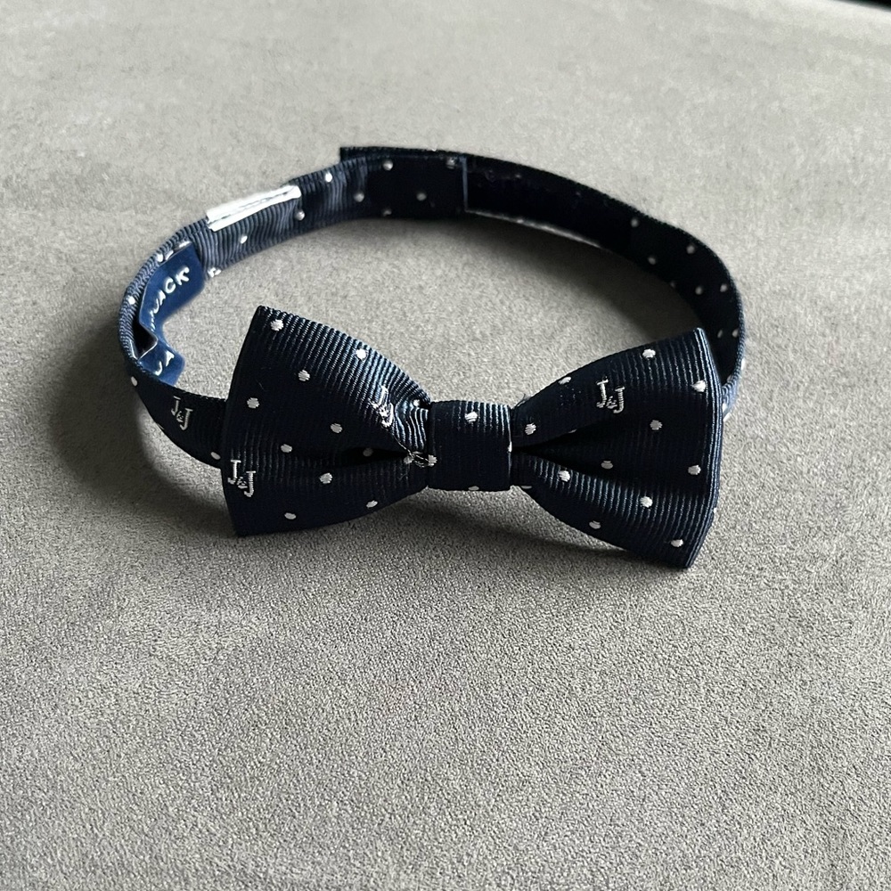 Janie & Jack Dot Logo Bowtie in Navy Size 0-24 Months
